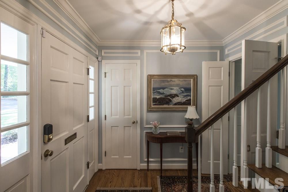 4032 Nottaway Road Durham, NC 27707 - Photo 4 of 25 Gracious Foyer welcomes guests to this charming home.