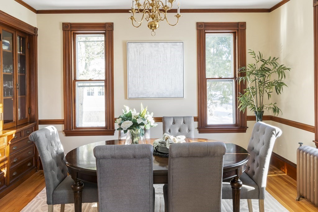 44 Mark Lee Road Needham, MA 02494 - Photo 8 of 33 a dining room with furniture and window