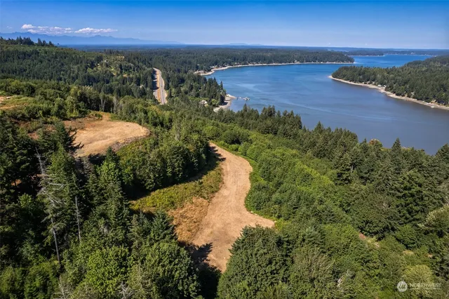 a view of a garden with a fountain