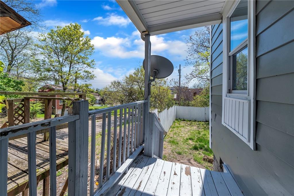 832 Adelaide Street Pittsburgh, PA 15219 - Photo 22 of 24 a view of a balcony with wooden floor