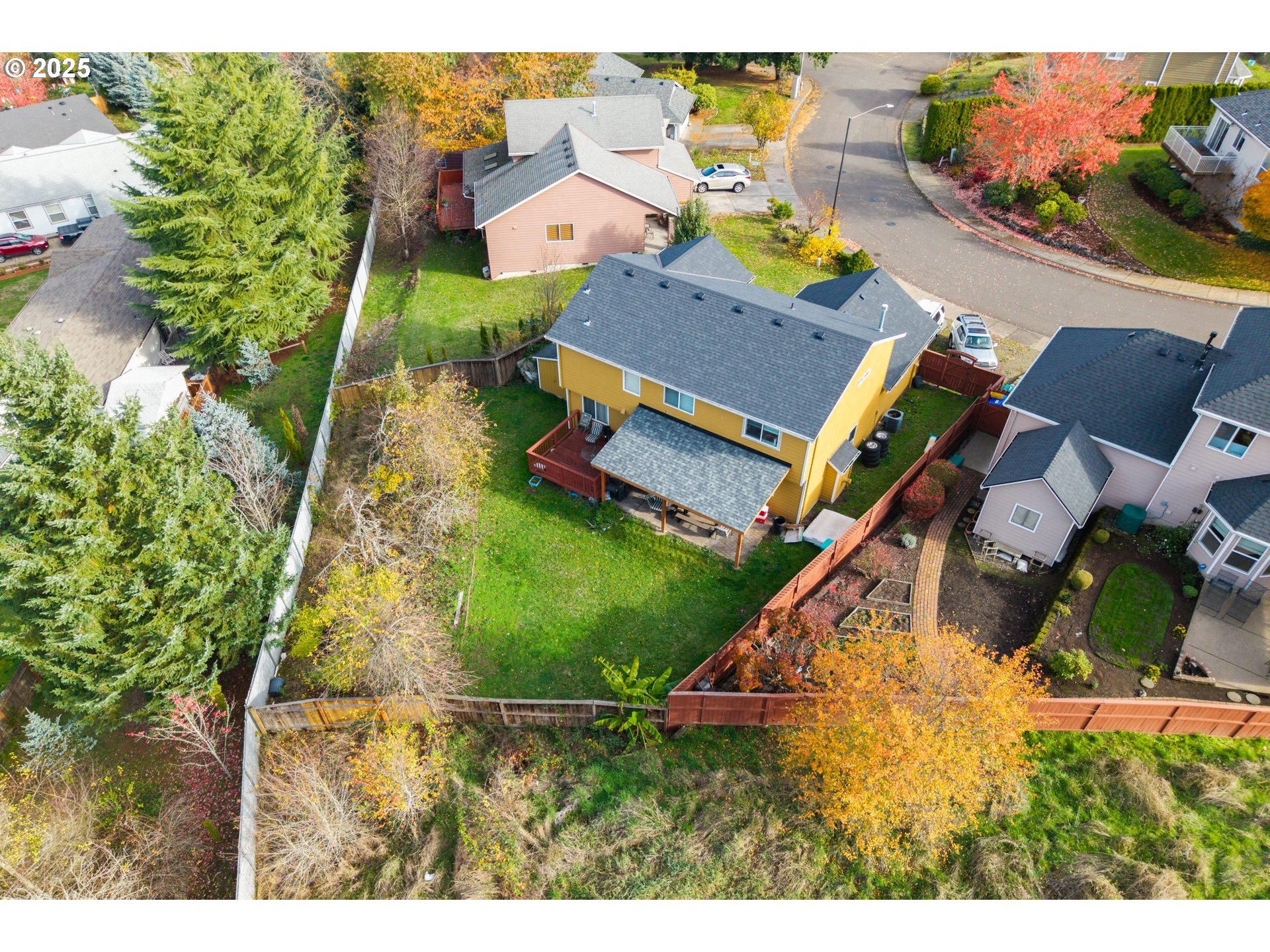 4235 Southeast Anderegg Loop Portland, OR 97236 - Photo 37 of 37 an aerial view of a house with a yard swimming pool