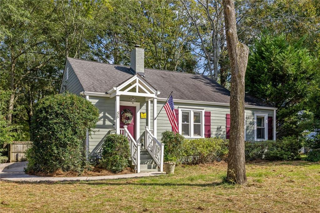 55 Candler Road Northeast Atlanta, GA 30317 - Photo 1 of 1 a front view of house with yard and green space