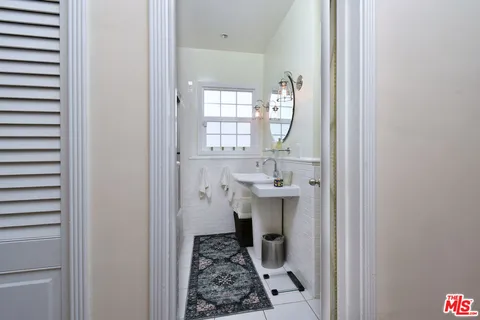 a view of a garden with a lake