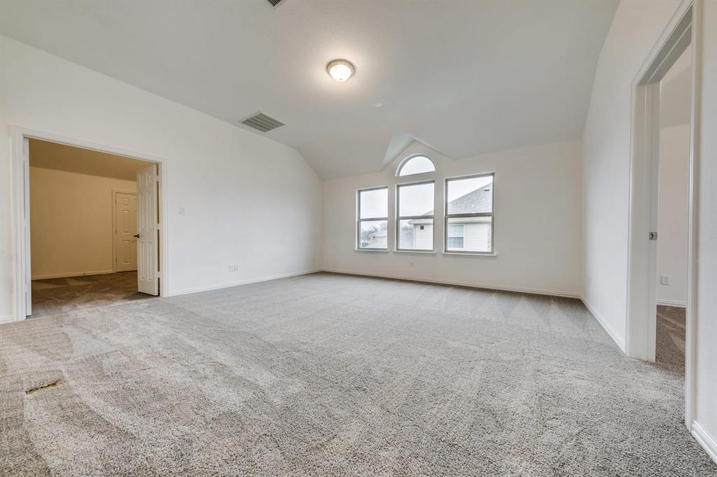 104 Sweetleaf Drive Red Oak, TX 75154 - Photo 28 of 36 Spacious room featuring light-colored carpet, white walls, and a series of windows providing natural light