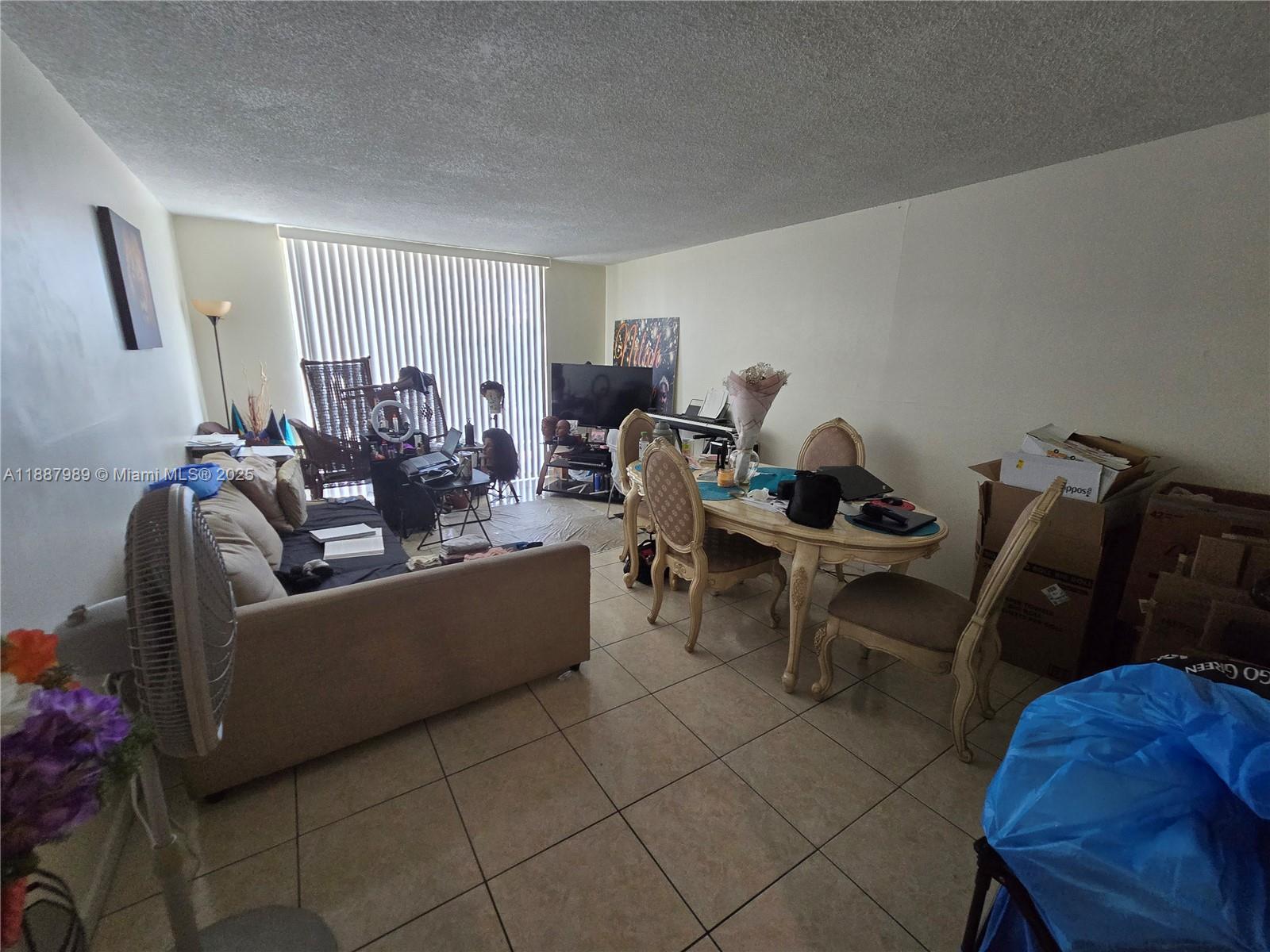 498 Northwest 165th Street, Unit D405 Miami, FL 33169 - Photo 4 of 12 a living room with furniture and a window