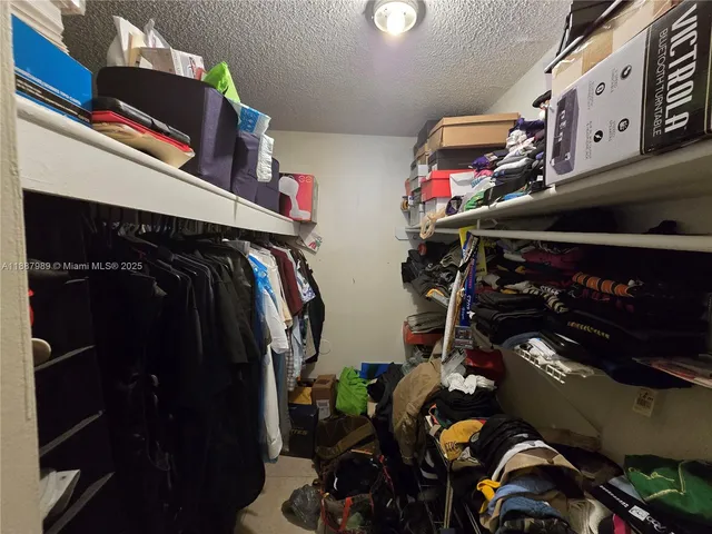 a view of walk in closet