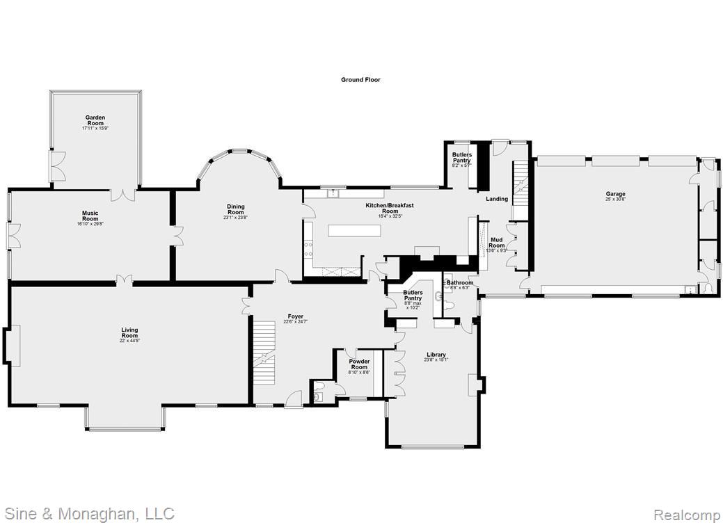 315 Washington Road Grosse Pointe, MI 48230 - Photo 93 of 99 315 Washington, Main, Grosse Pointe - Floor 1 (1).jpg
