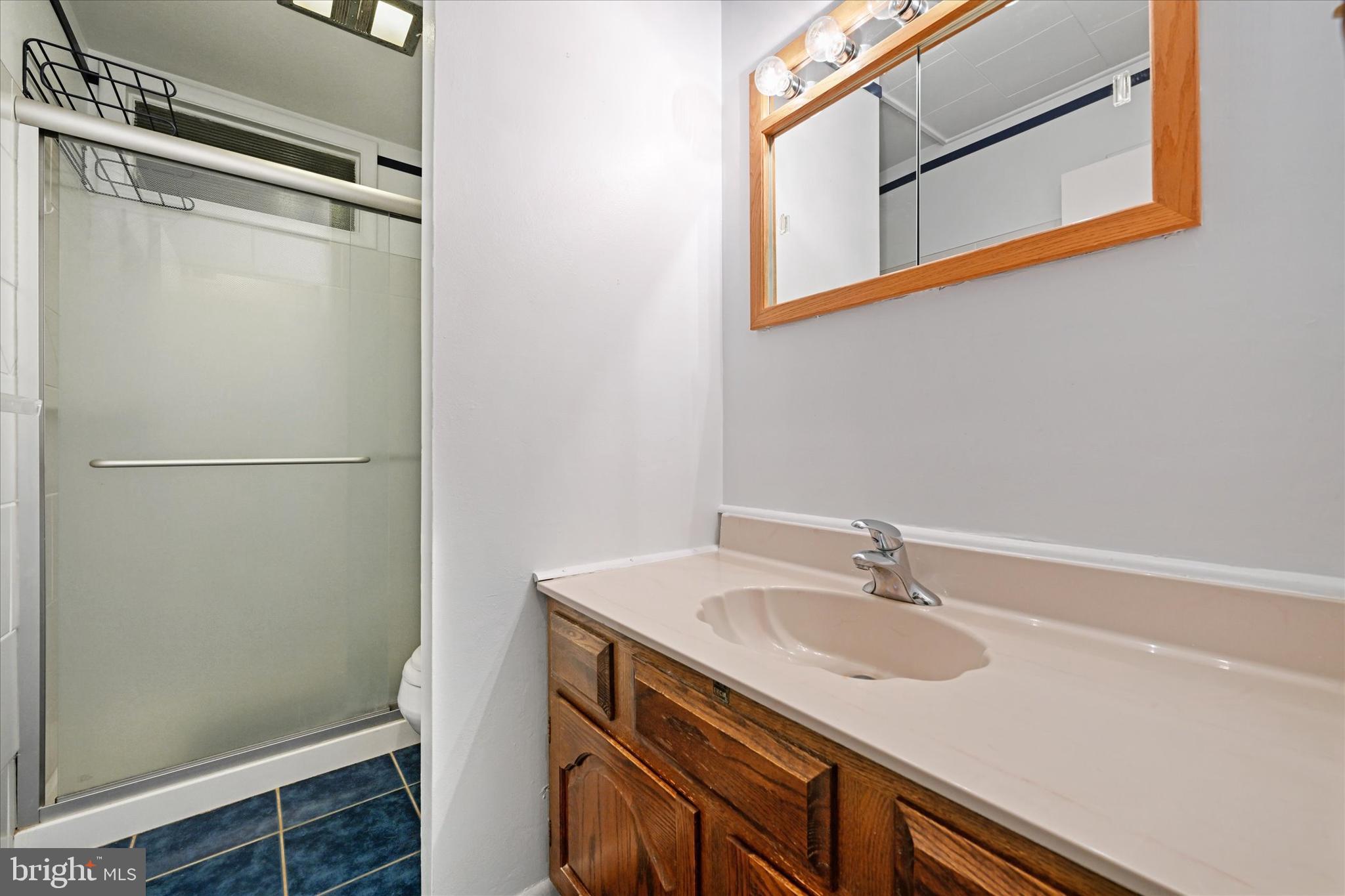 3714 Parkfield Road Windsor Mill, MD 21244 - Photo 19 of 28 a bathroom with a sink and a mirror