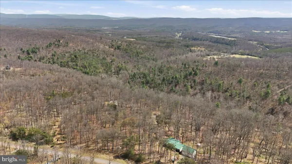 a view of an outdoor space and a mountain view