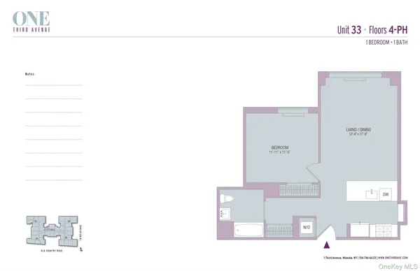 $3,995 | 1 3rd, Unit PH33, Mineola, NY 11501