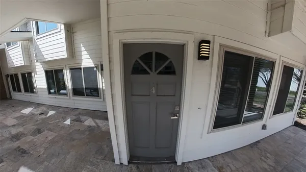 a view of a entryway of the house