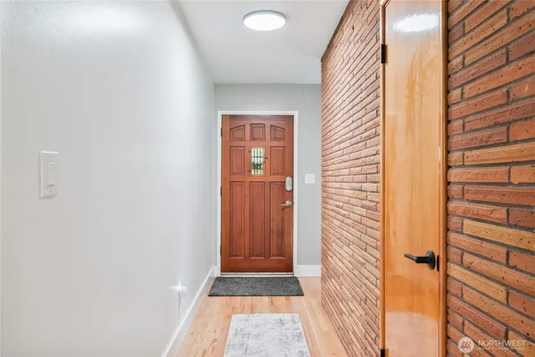 a view of front door