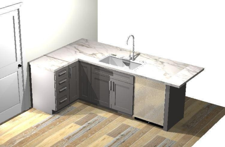 6211 Automobile Road Twin Lake, MI 49457 - Photo 11 of 12 Kitchen Layout
