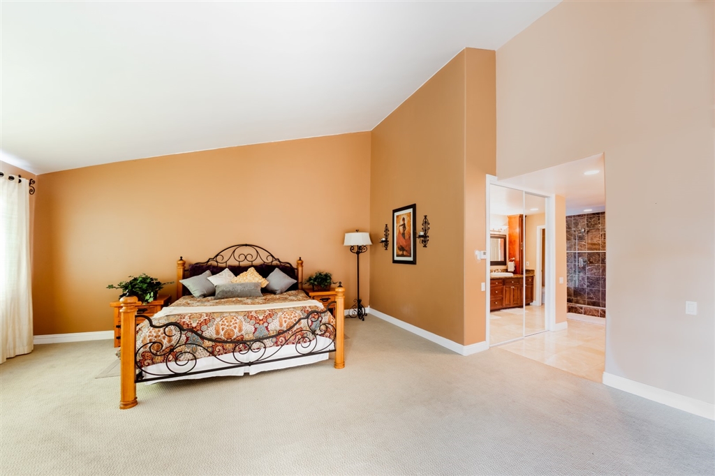16716 Valle Verde Road Poway, CA 92064 - Photo 12 of 25 Large master with vaulted ceilings