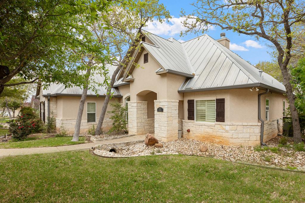 2142 Lightstone Fredericksburg, TX 78624 - Photo 30 of 30 a front view of house with yard