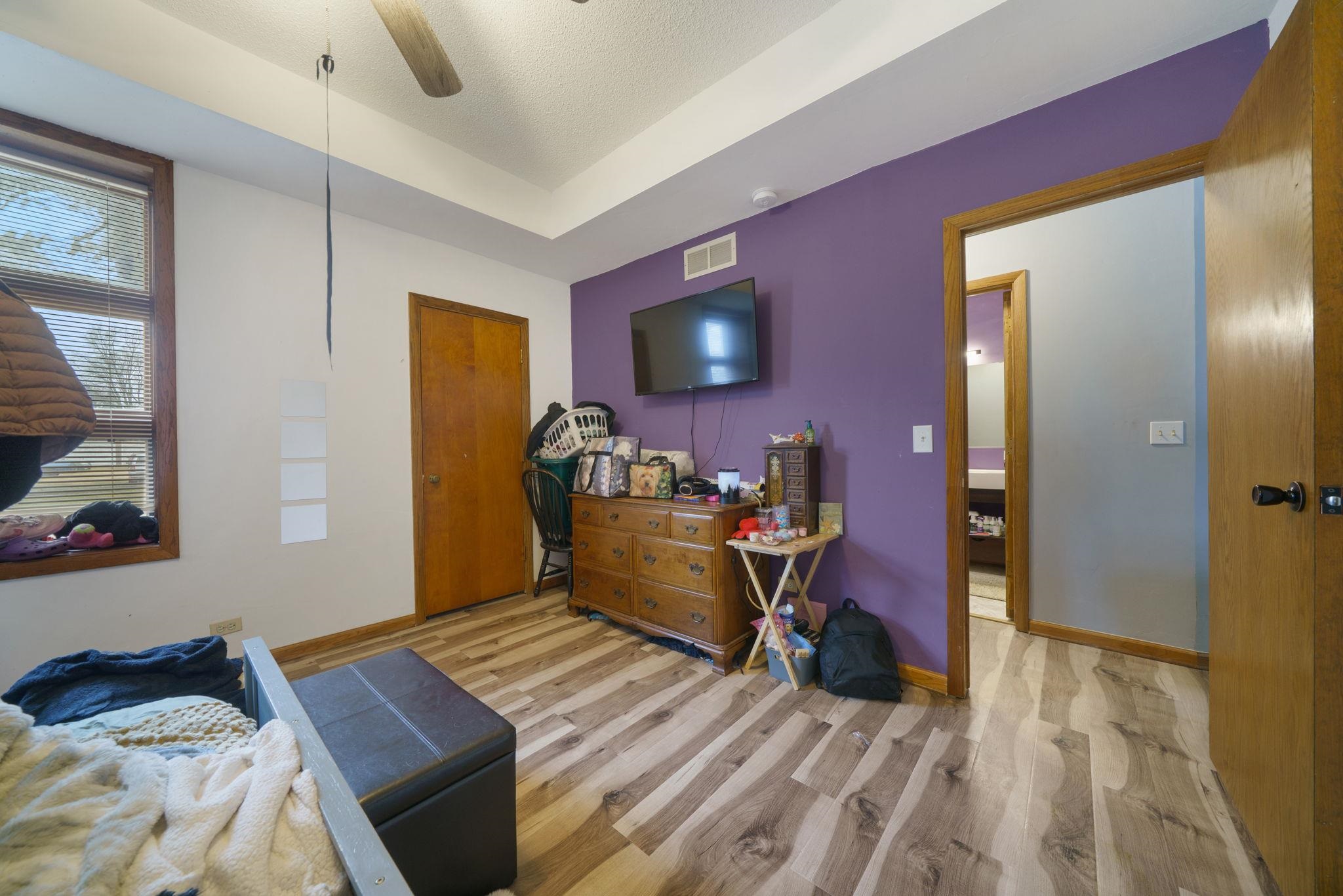 709 Franklin Street Oregon, IL 61061 - Photo 28 of 87 a living room with furniture and a flat screen tv