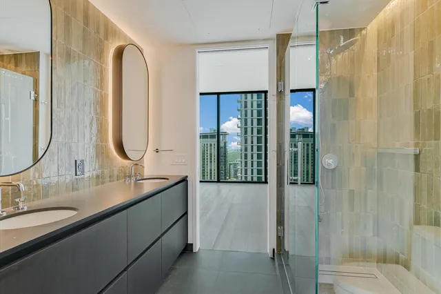 wooden floor in a room