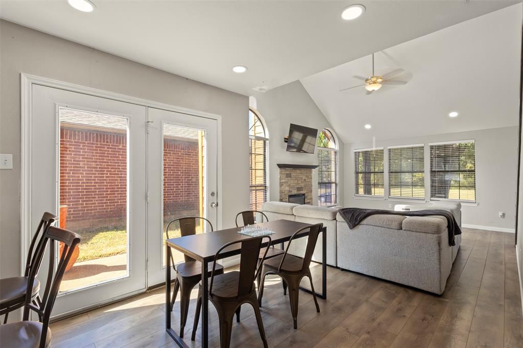 420 Seminary Ridge Mesquite, TX 75149 - Photo 8 of 36 a view of a dining room with furniture window and wooden floor