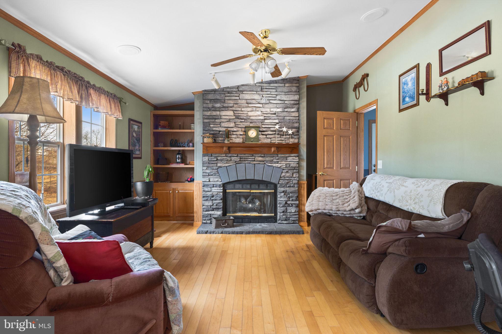 264 Vista Road Klingerstown, PA 17941 - Photo 25 of 38 Living Room with Fireplace