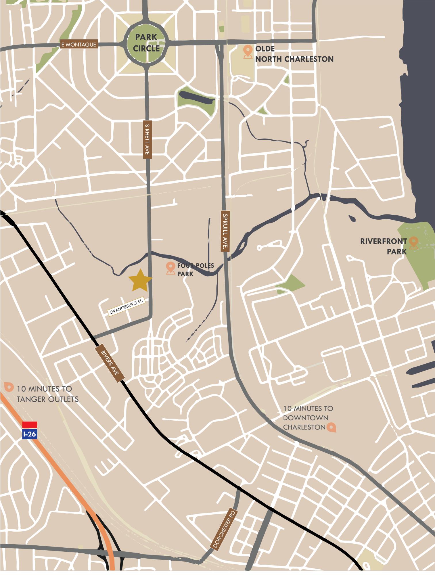 4061 South Rhett Avenue North Charleston, SC 29405 - Photo 32 of 33 NTS Map