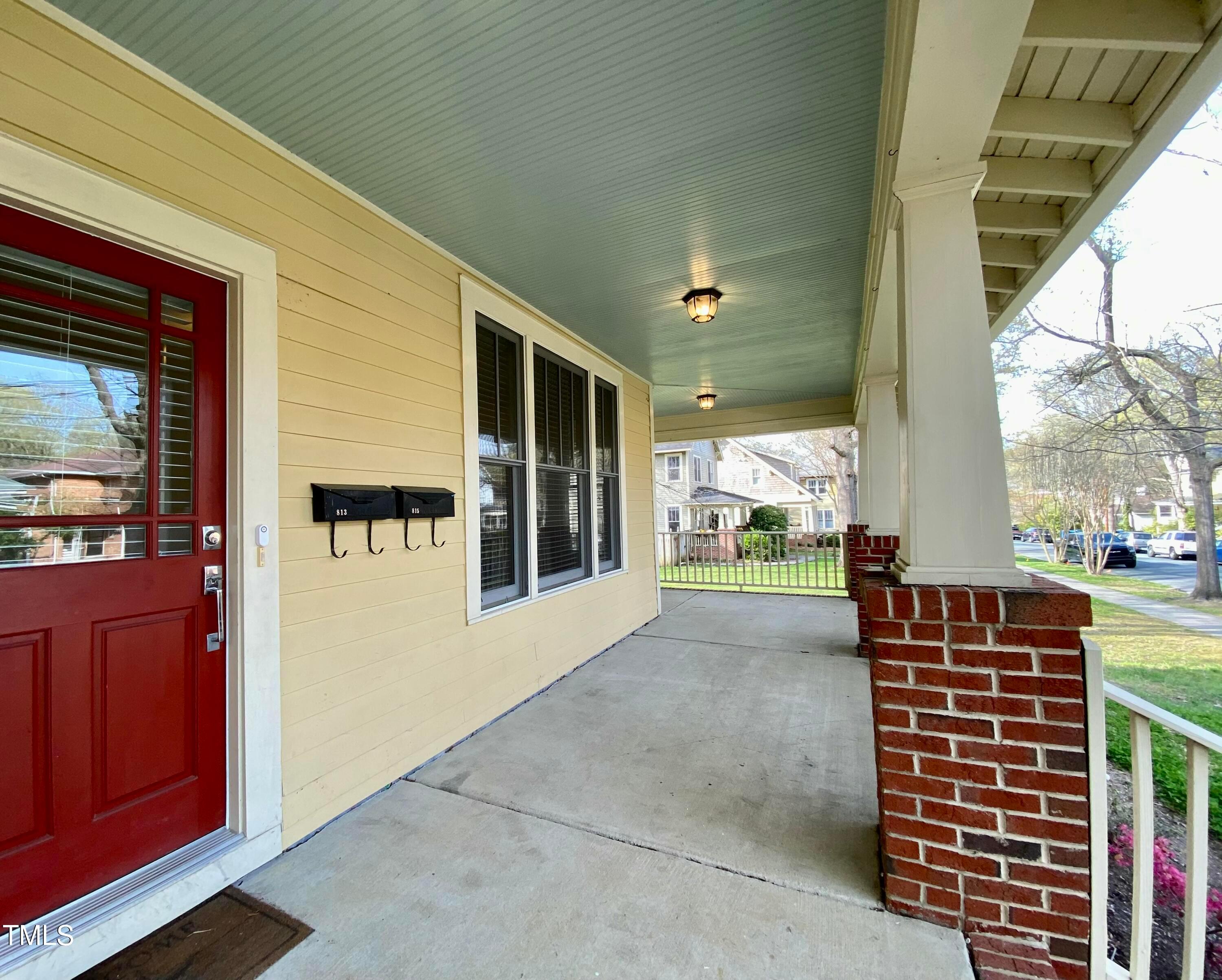 813 Clarendon Street Durham, NC 27705 - Photo 3 of 36 a view of outdoor space and barbecue grill