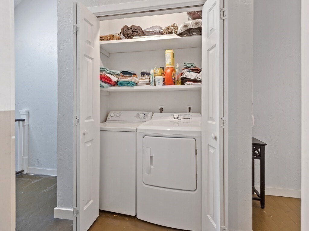 97 Riverview Place, Unit C Southbridge, MA 01550 - Photo 22 of 35 a utility room with dryer and washer