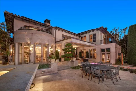 a view of a cafe with sitting area