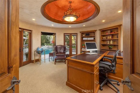 a room with furniture and window