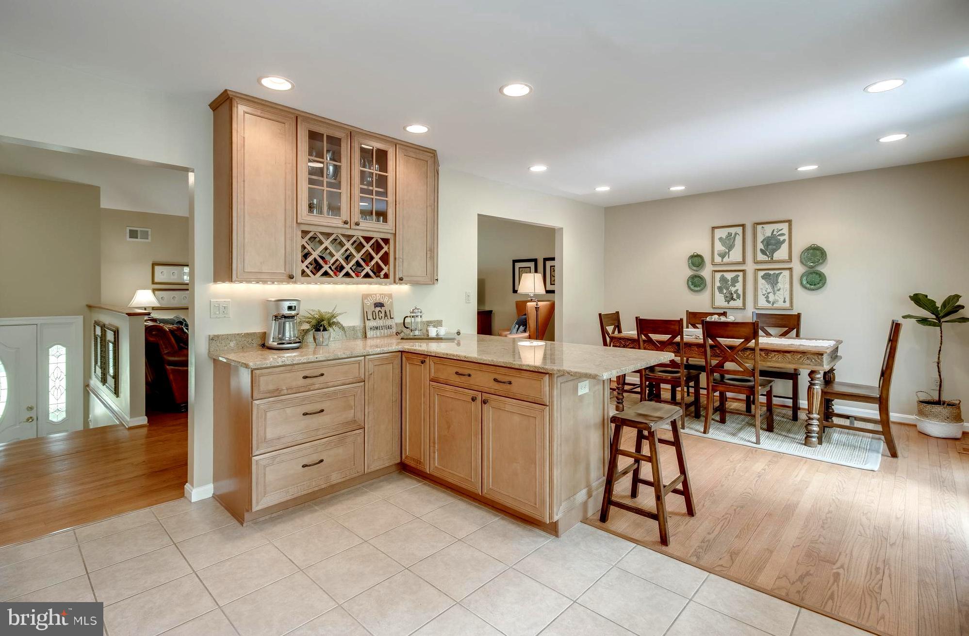 1602 Comanche Road Arnold, MD 21012 - Photo 20 of 40 Custom Cabinetry . Coffee Bar & Wine Rack