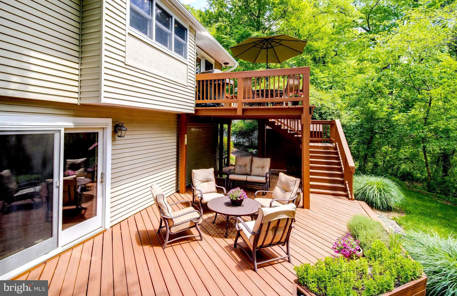 1602 Comanche Road Arnold, MD 21012 - Photo 34 of 40 Relaxation Deck with Steps to Main Level