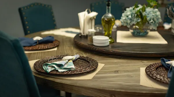 a view of a door and chair