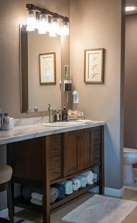 a view of a projector room