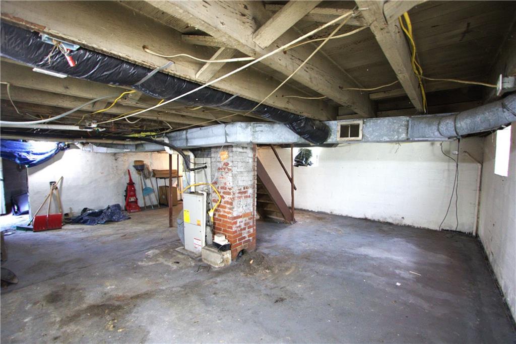 233 Allen Avenue Donora, PA 15033 - Photo 15 of 31 Another View of Big Basement in Alley House. Furnace 6 years, A/C is 5 years in Alley House