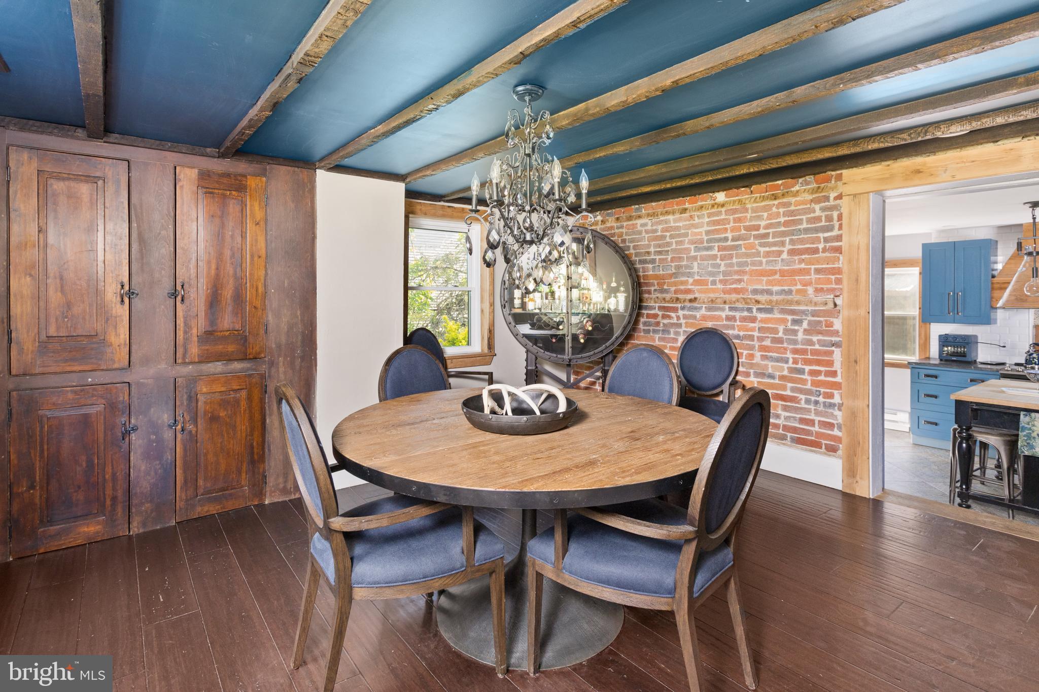 942 Province Line Road Allentown, NJ 08501 - Photo 21 of 50 a view of a dining room with furniture window and wooden floor