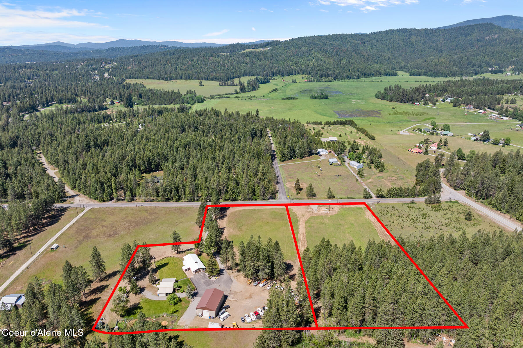Nna North Idaho Road Rathdrum, ID 83858 - Photo 8 of 14 Aerial_13874NIdahoRd-14_Outlined-1