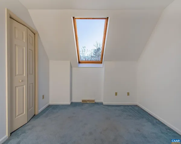an empty room with window
