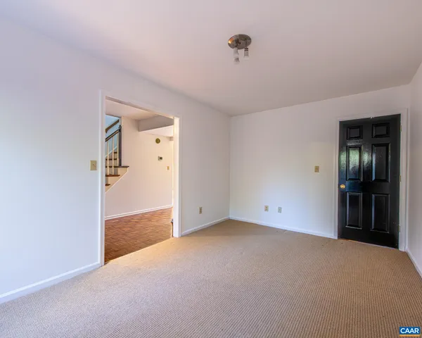 a view of empty room