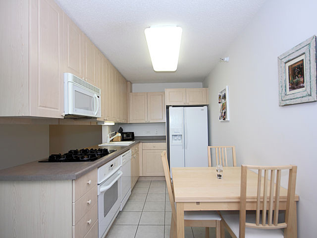 1720 Maple Avenue, Unit 1880 Evanston, IL 60201 - Photo 4 of 15 a kitchen with a refrigerator and a stove top oven
