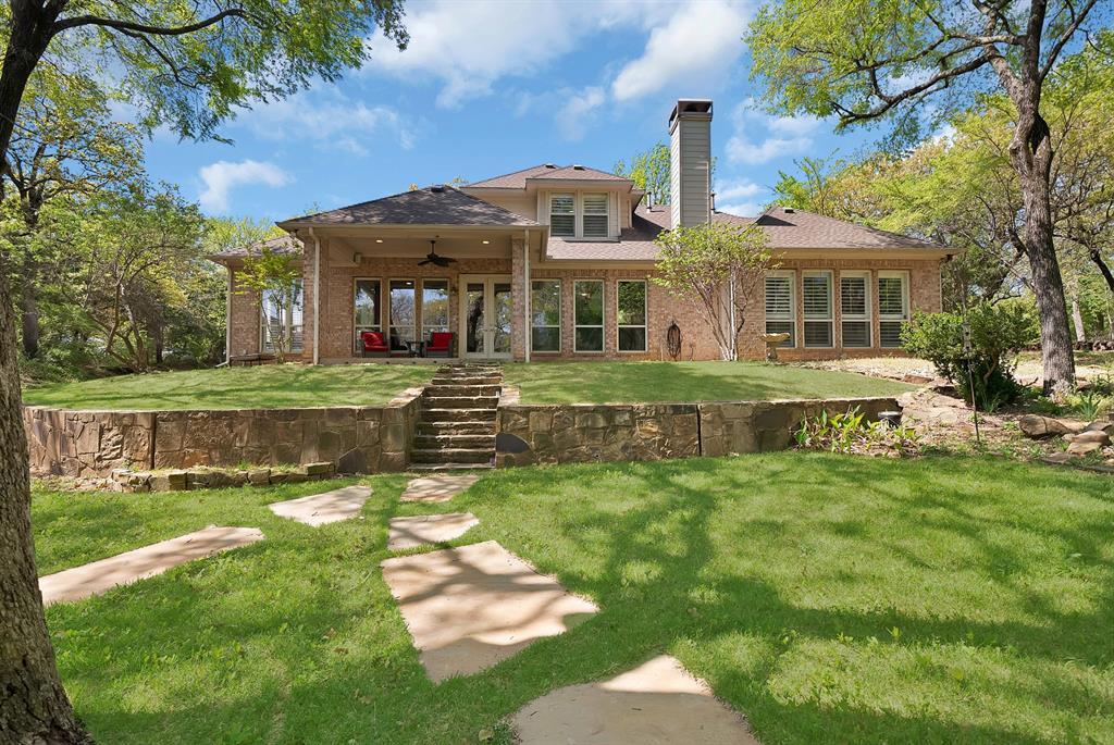 621 Diamond Point Drive Oak Point, TX 75068 - Photo 4 of 40 a front view of house with a garden