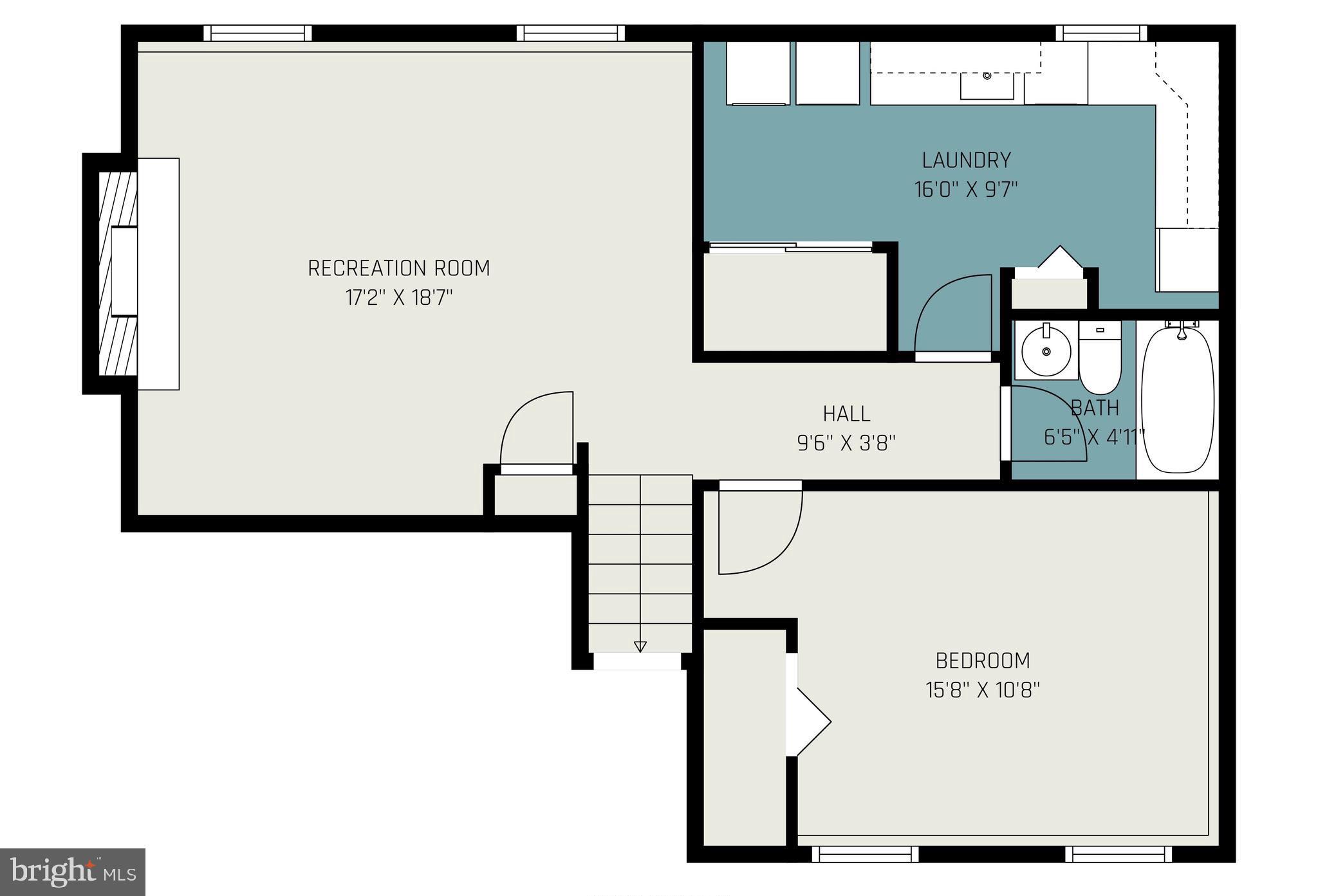 7105 Olivia Road Middle River, MD 21220 - Photo 31 of 31 LL floor plan