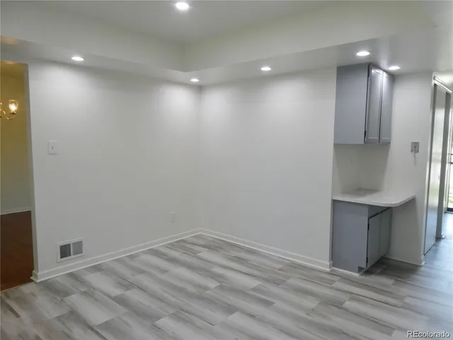 a view of an empty room