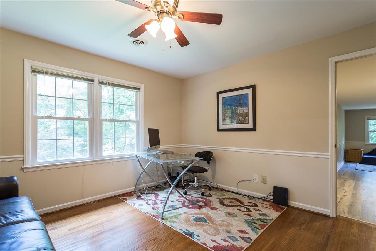 7809 Harps Mill Road Raleigh, NC 27615 - Photo 25 of 30 Bedroom #5 has hardwood floors and adjoins the bonus flex room. Bedroom #5