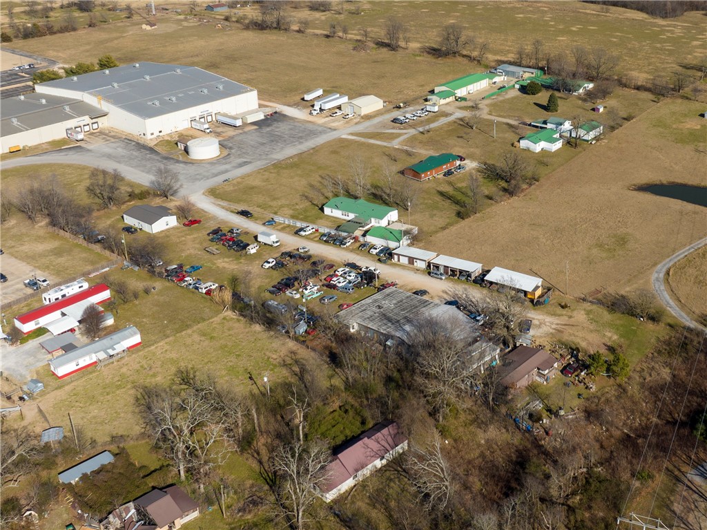 17374 Heavy Chevy Road Siloam Springs, AR 72761 - Photo 35 of 40 Aerial view of property and surrounding area featuring entire property