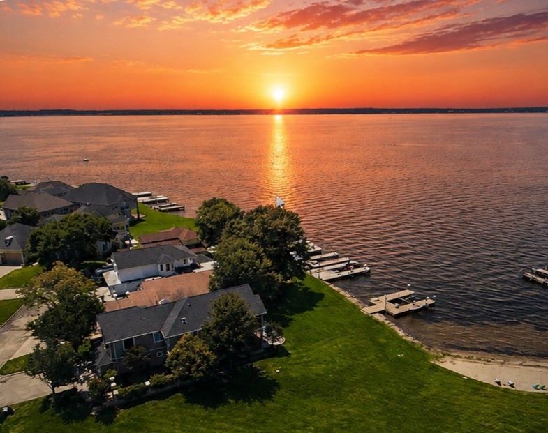 1607 Schooner Point Willis, TX 77318 - Photo 41 of 47 Imagine watching a typical sunset like this from your own home.