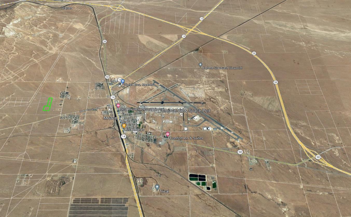 Douglas Street Mojave, CA 93501 - Photo 4 of 7 427-062-23,24 AERIAL SHOWS FREEWAYS