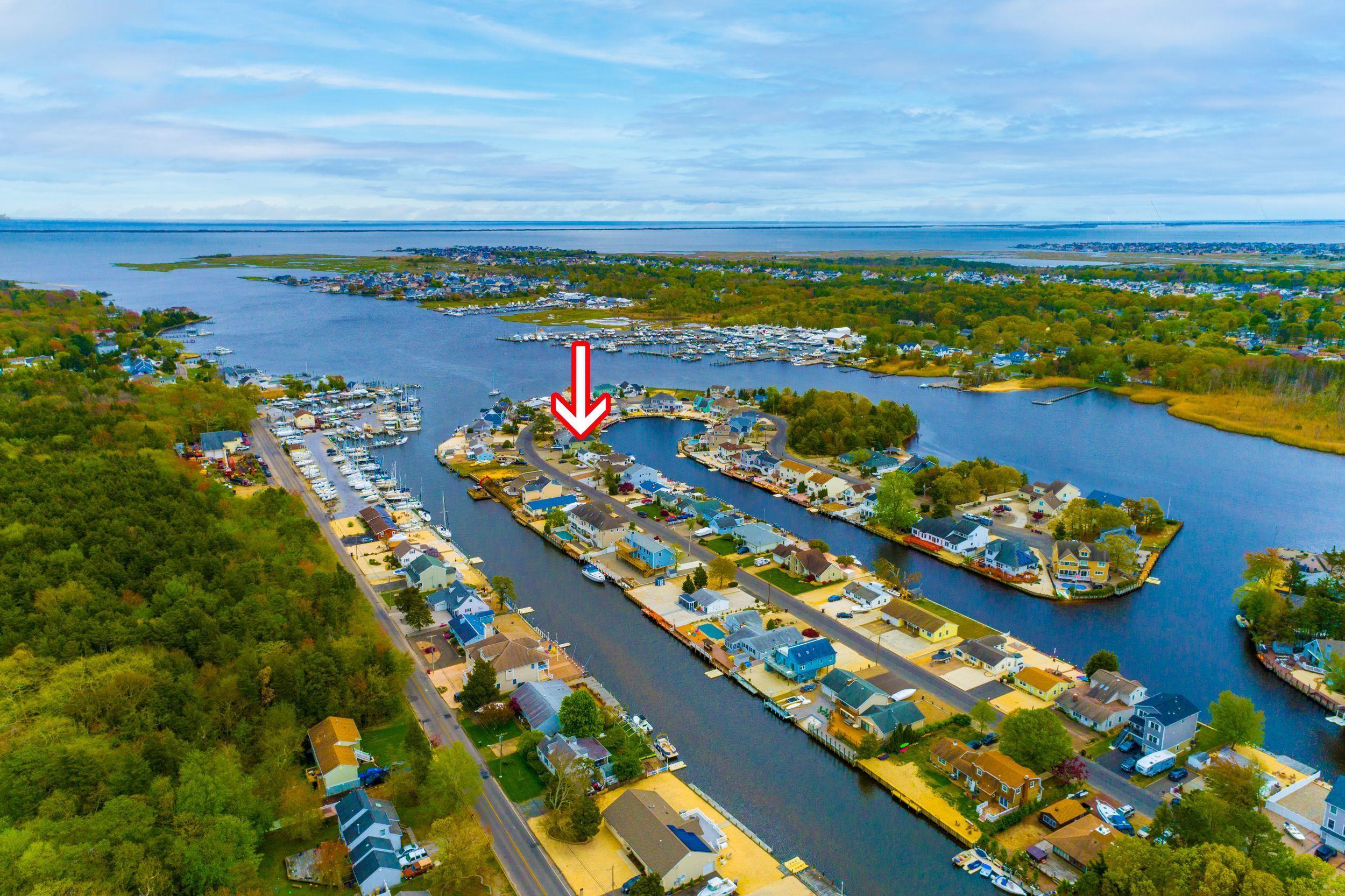 94 Cedar Run Road Bayville, NJ 08721 - Photo 39 of 43 a view of a city and ocean view