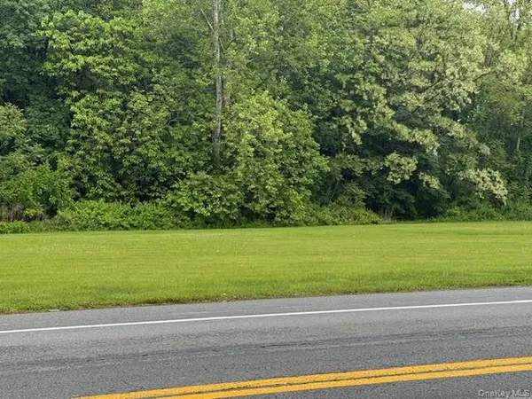 a view of a yard with a small car