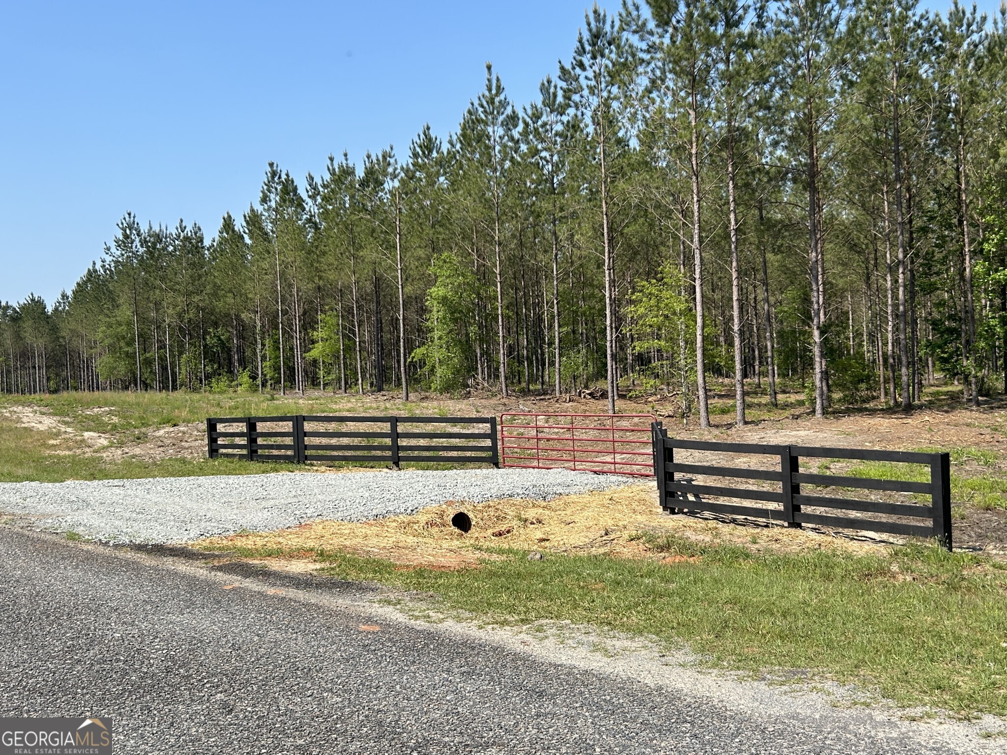 0 Dewey Thomas Road, Unit LOT 14 Dexter, GA 31019 - Photo 8 of 13 a backyard of a house with lots of green space and fountain