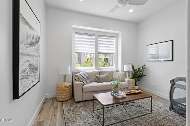 a bed room with a bed and a couch