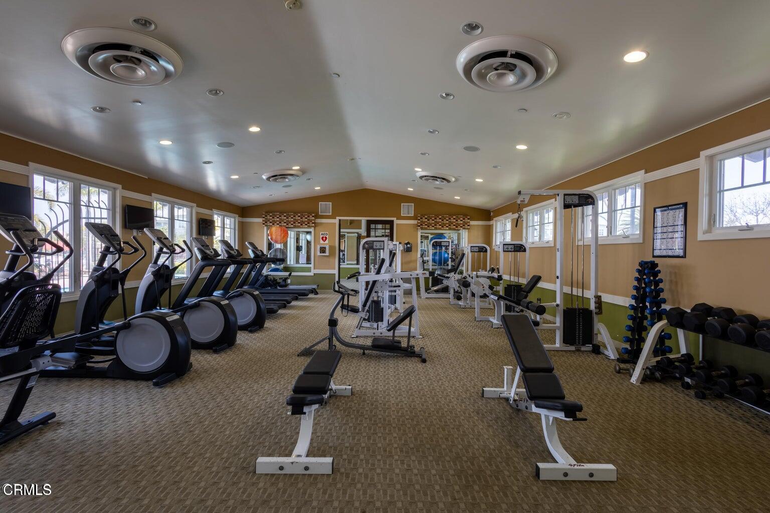 4173 Caribbean Street Oxnard, CA 93035 - Photo 61 of 64 a view of a room with gym equipment